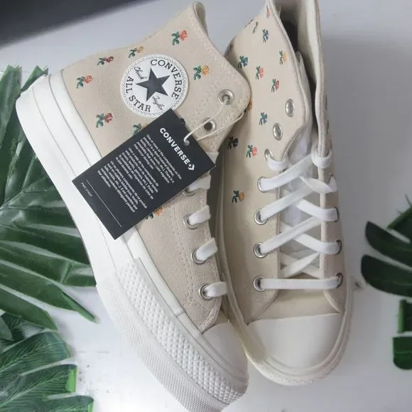 Platform Beige Tan Chunky Converse Converse Shoes Conversehigh Top